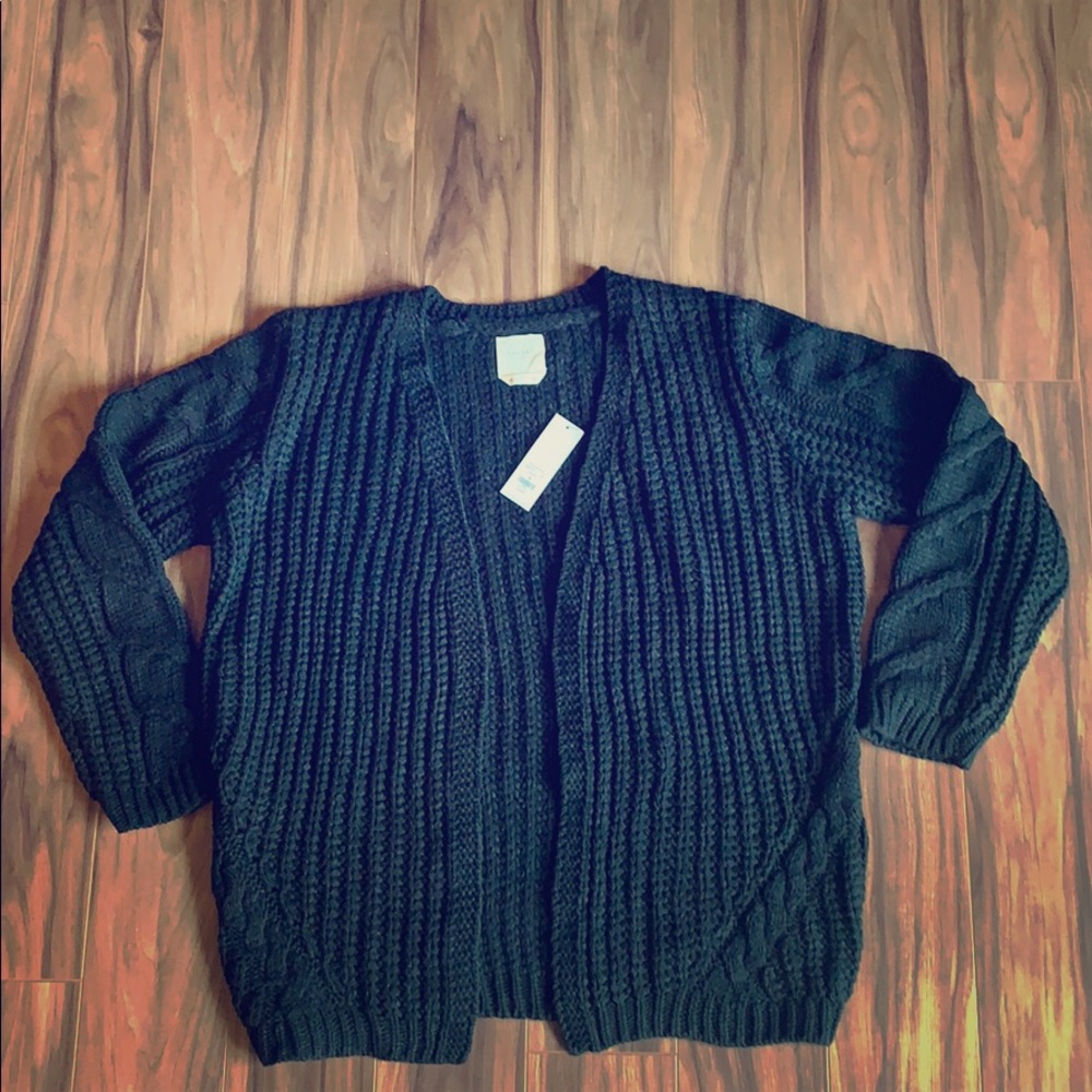 Francesca’s Black Knit Sweater
